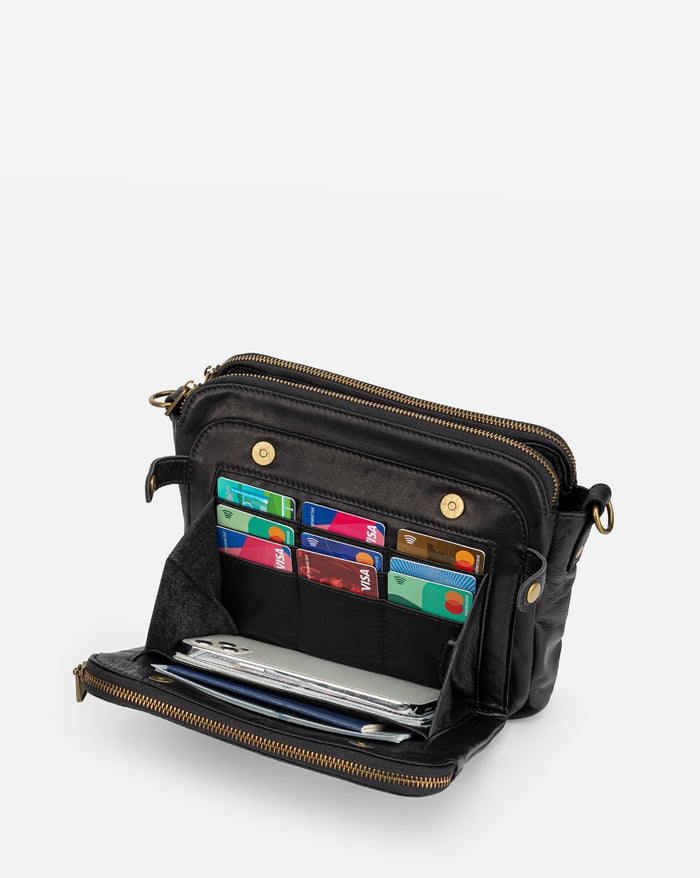 Sofia | CHIC TRE-LAGERS CROSSBODY VÄSKA