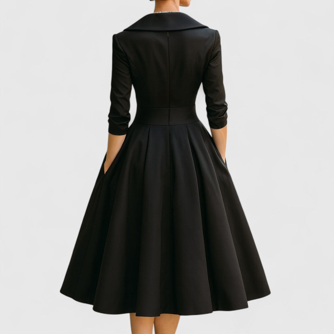 Tyra | Elegant Midi Klänning