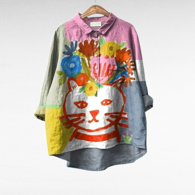 Capucine | Elegant Linne Sommarblus