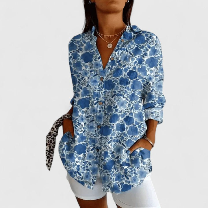 Anna | Elegant Blomsterblus