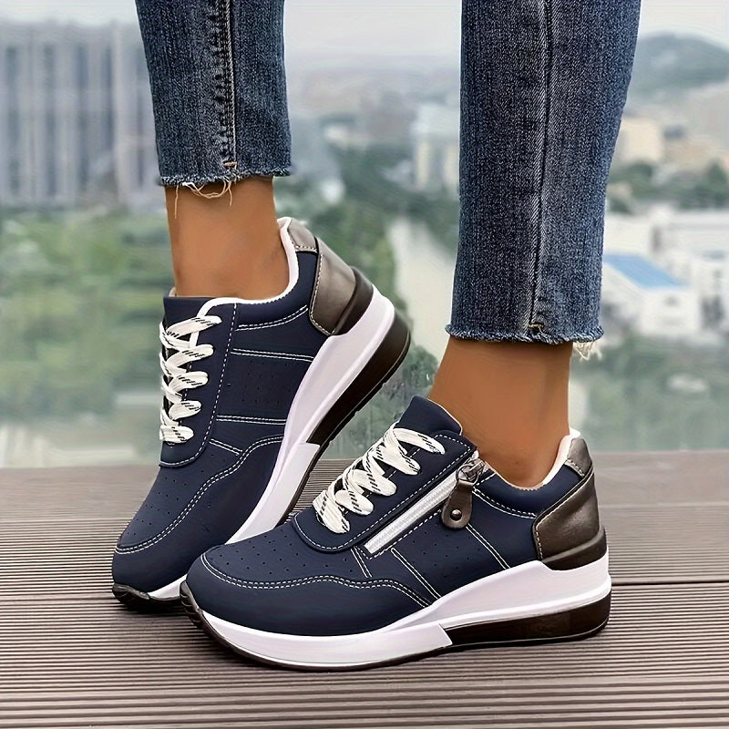 Sara | Steplume – Stödjande Dragkedjesneakers