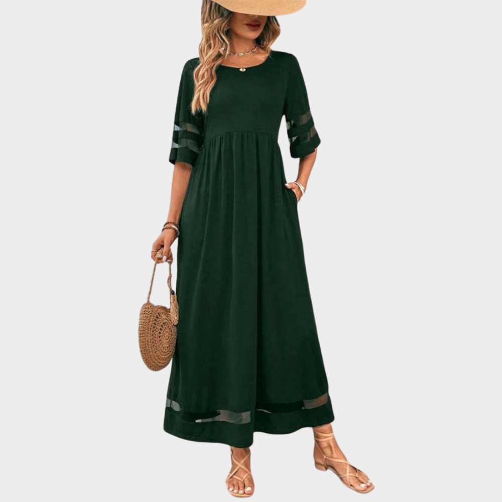 Therese | Smickrande Midi Klänning som Smoother Mage