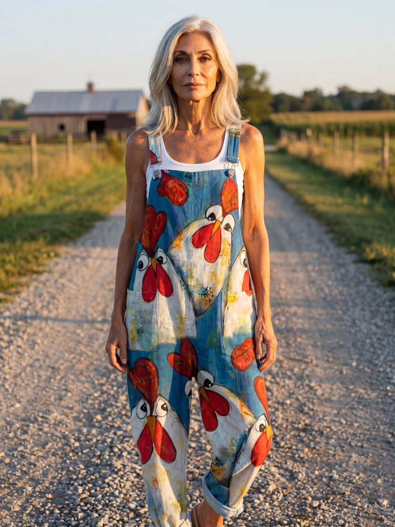 Elsa | Jumpsuit i Svart med Avslappnad Passform