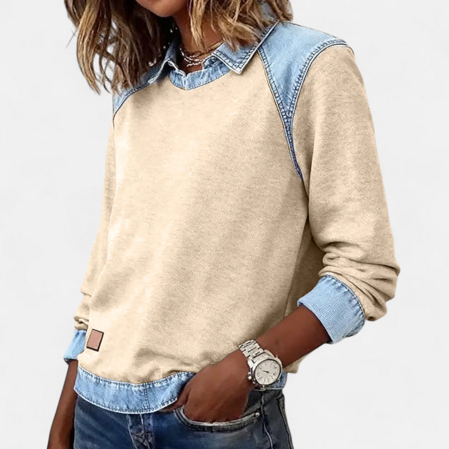 Vendela | Trendig långärmad blus