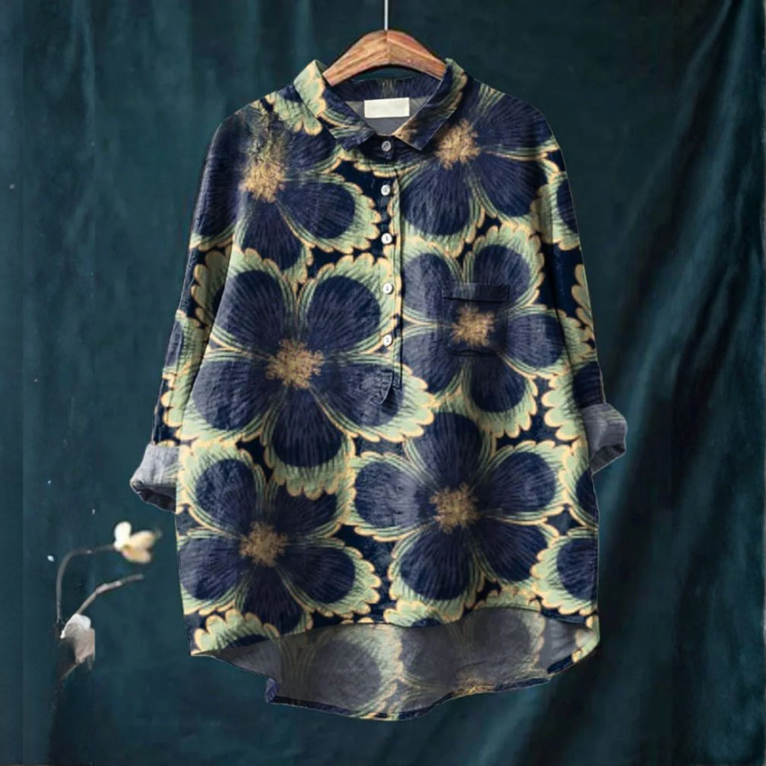 Sophia | Blommig Skjorta