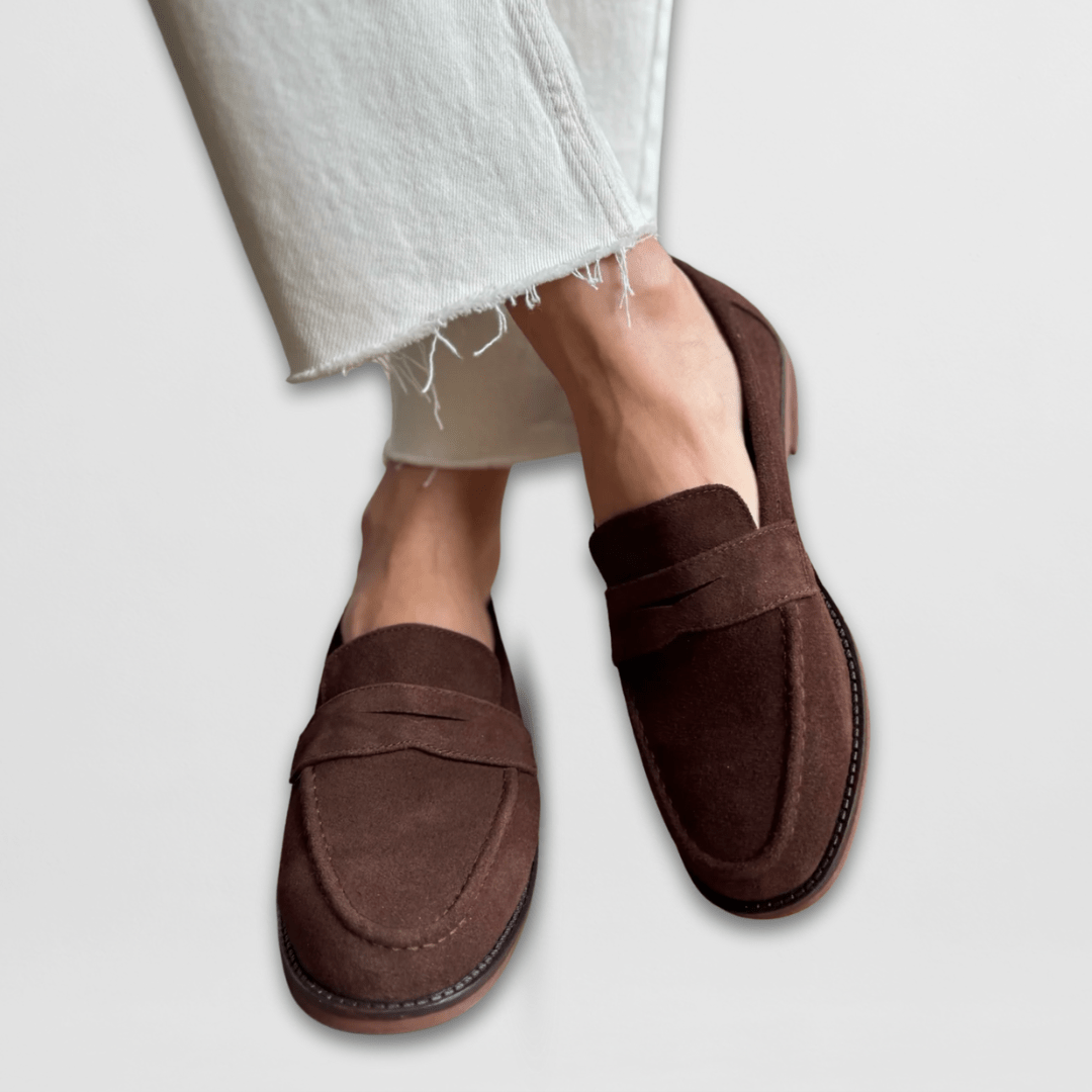 Bianca | Klassiska Vintage Ortopediska Loafers