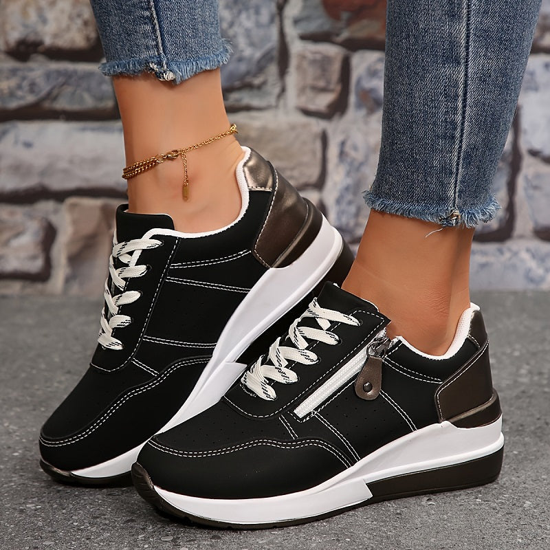 Sara | Steplume – Stödjande Dragkedjesneakers