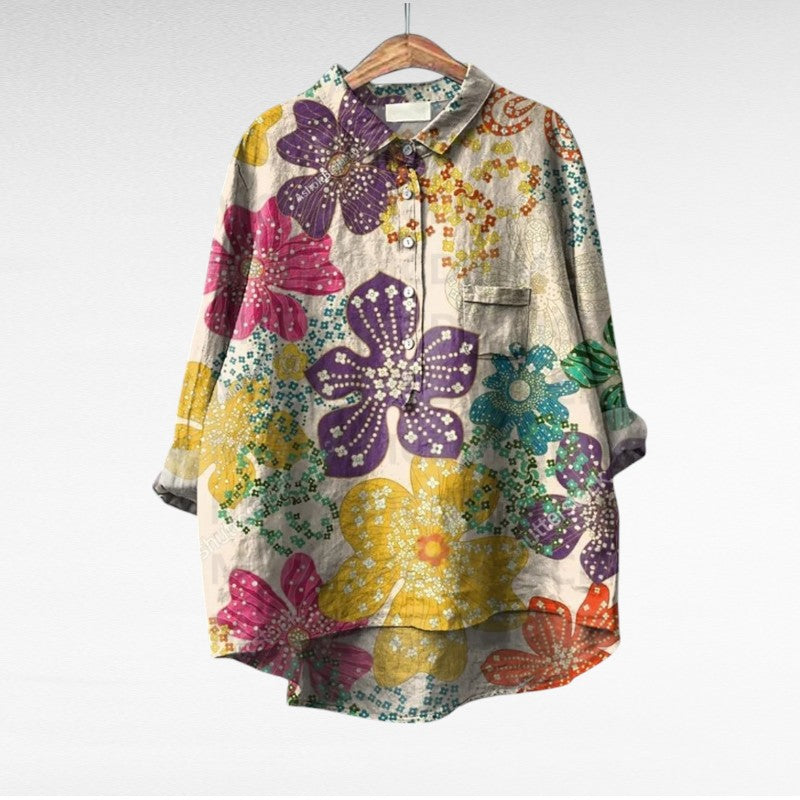 Thérèse | Elegant Linne Sommarblus