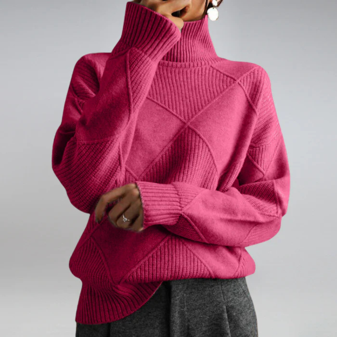 Lena | Lyxig Turtleneck Tröja
