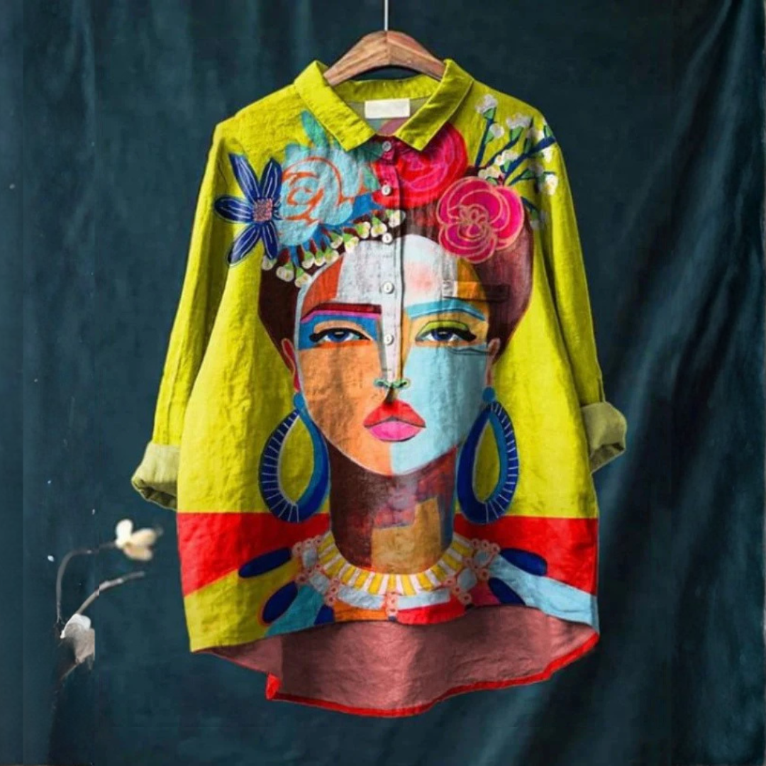 Amelia | Konstnärlig Porträttskjorta