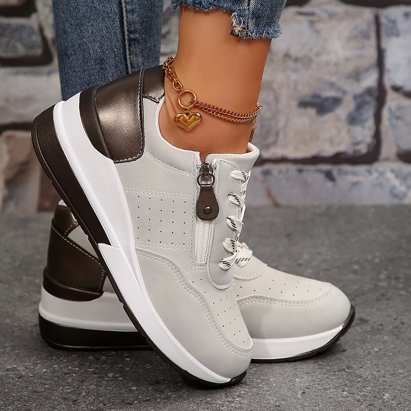 Sara | Steplume – Stödjande Dragkedjesneakers