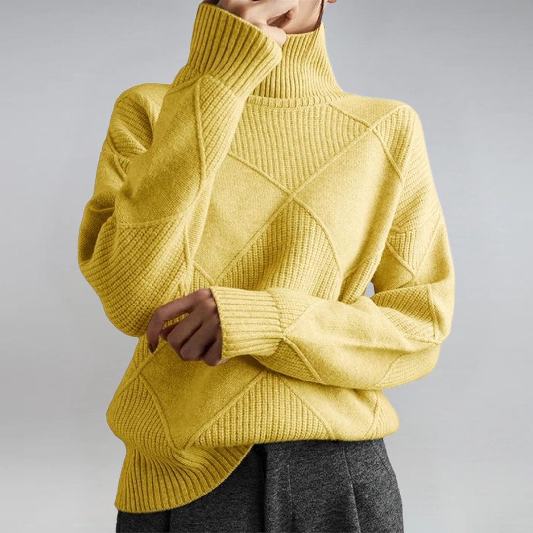 Lena | Lyxig Turtleneck Tröja