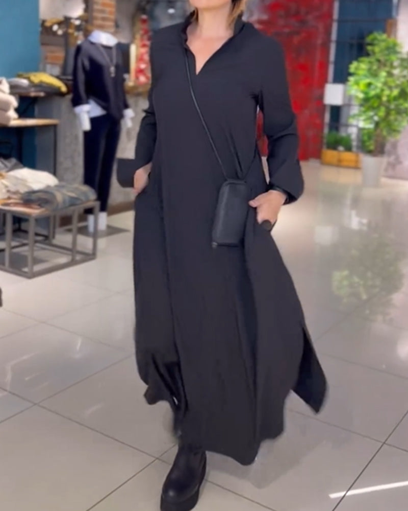 Lisa | Elegant Lång Maxi Klänning