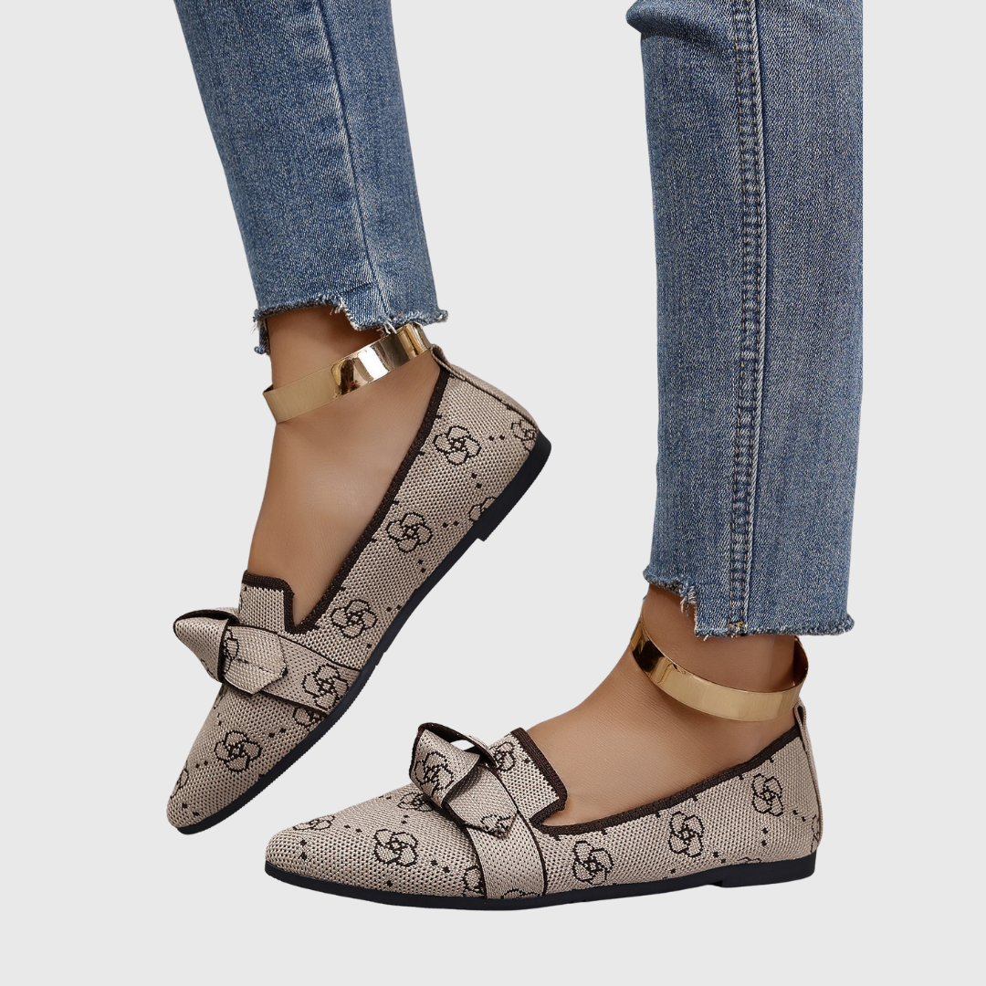 Lovisa | Blommig Komfort Loafers