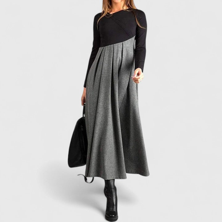 Ida | Elegant långärmad maxiklänning