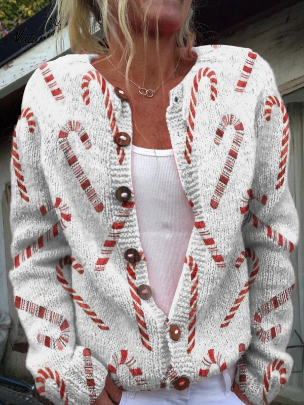 Britta | Dam Vintage Stickad Kofta