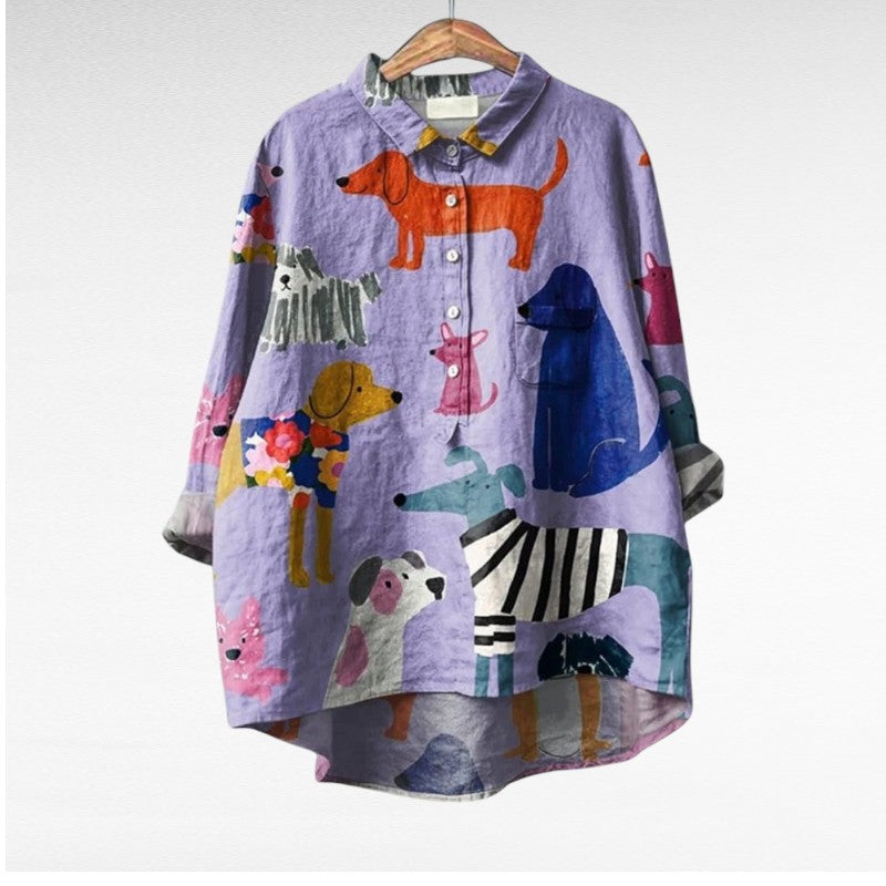 Constance | Elegant Linne Sommarblus