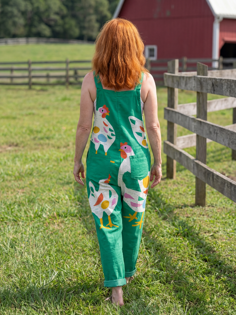 Ingrid | Tryckt jumpsuit med vida ben