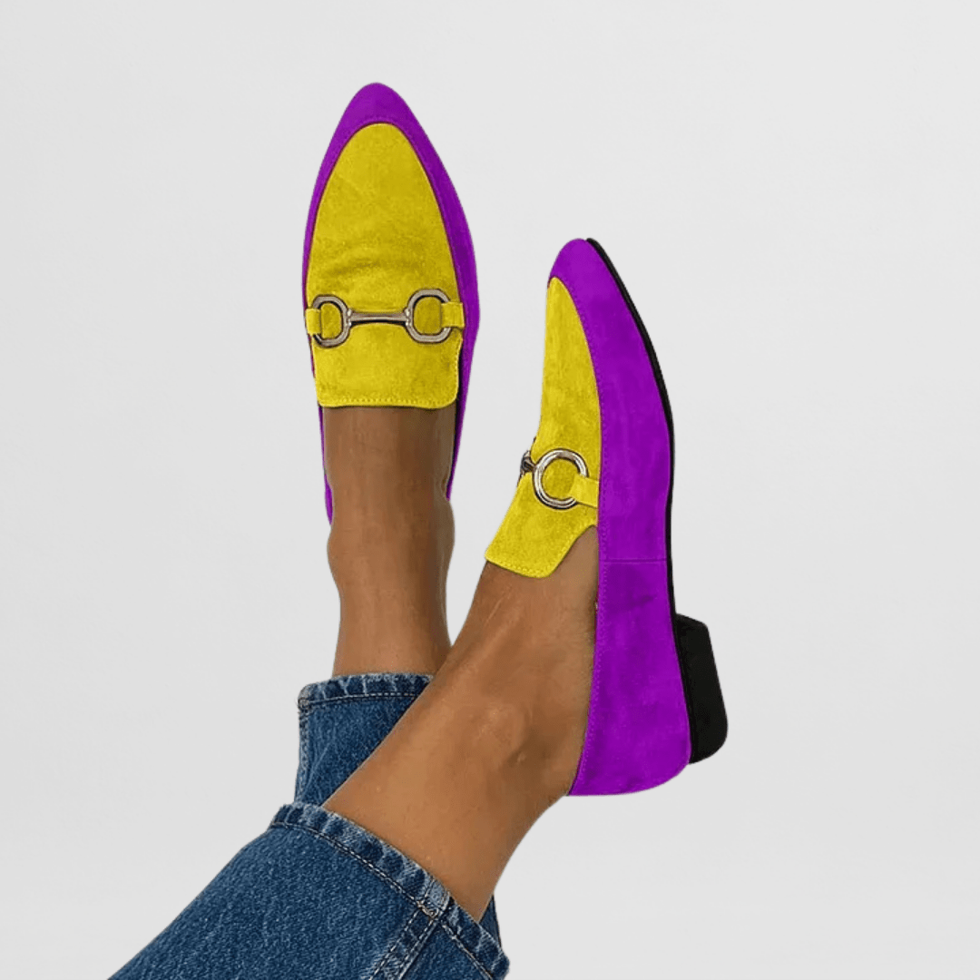 Ginevra | Färgglada Boho Ortopediska Loafers