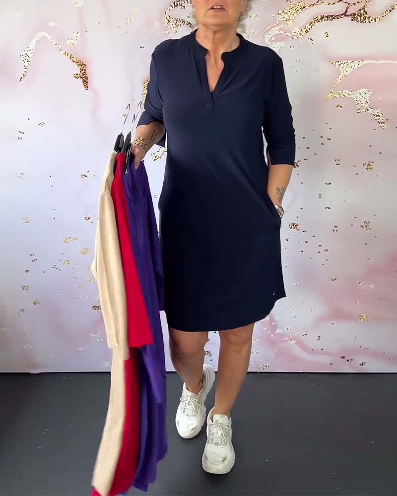 Eva | Mångsidig Polo Klänning