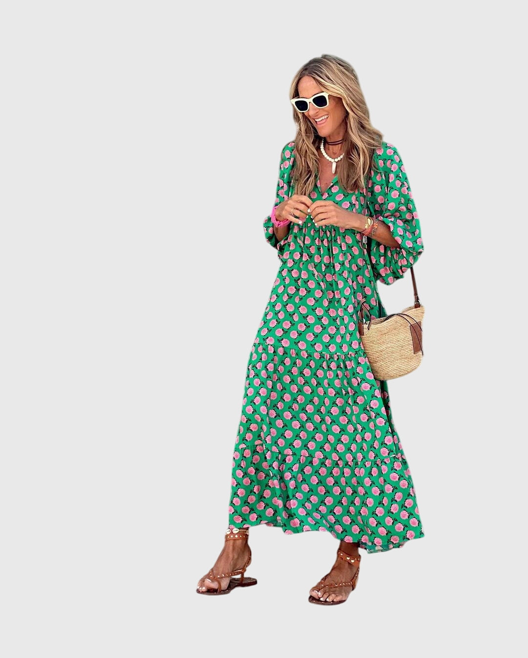 Agnes | Boho Maxi Klänning