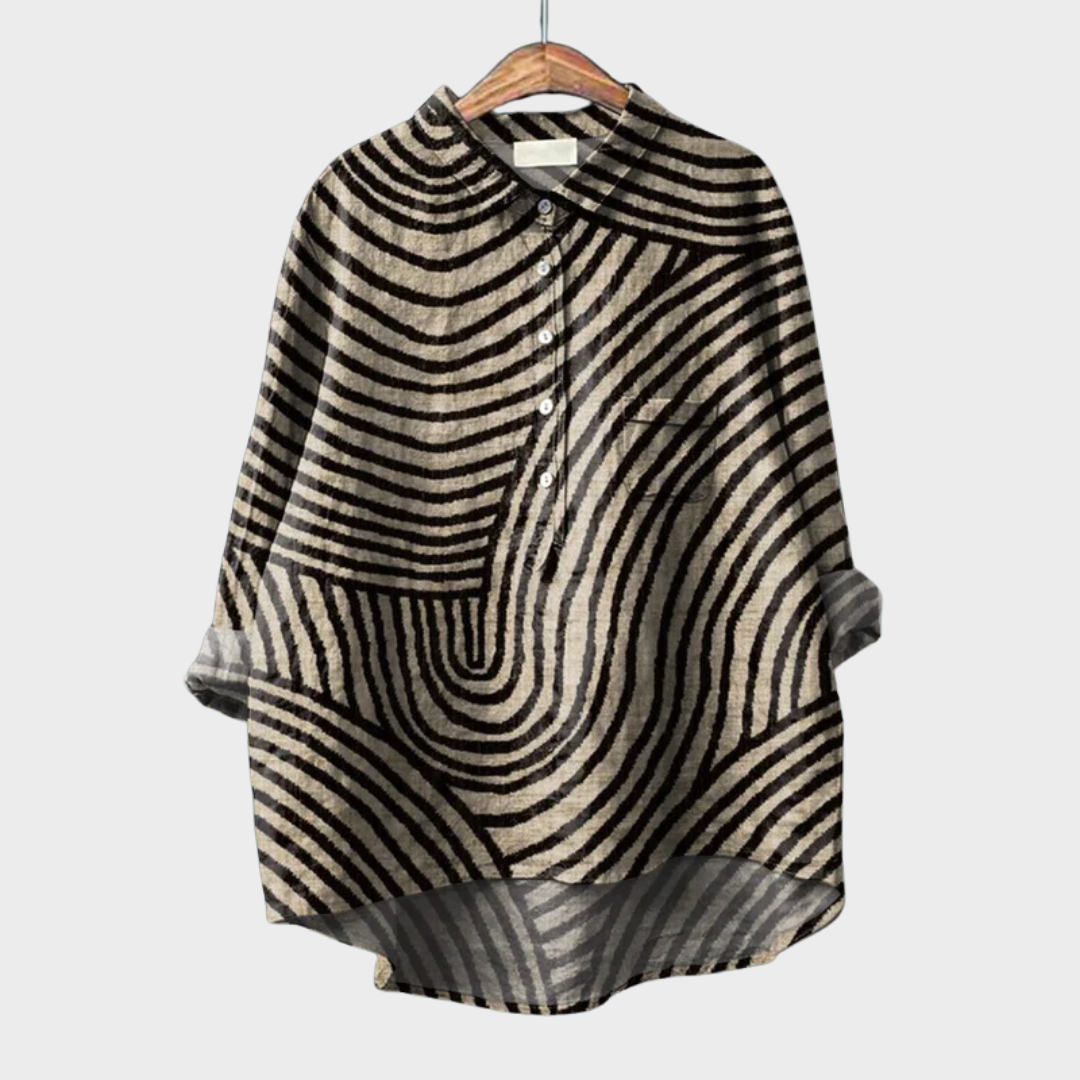 Melina | Elegant Linne Sommarblus