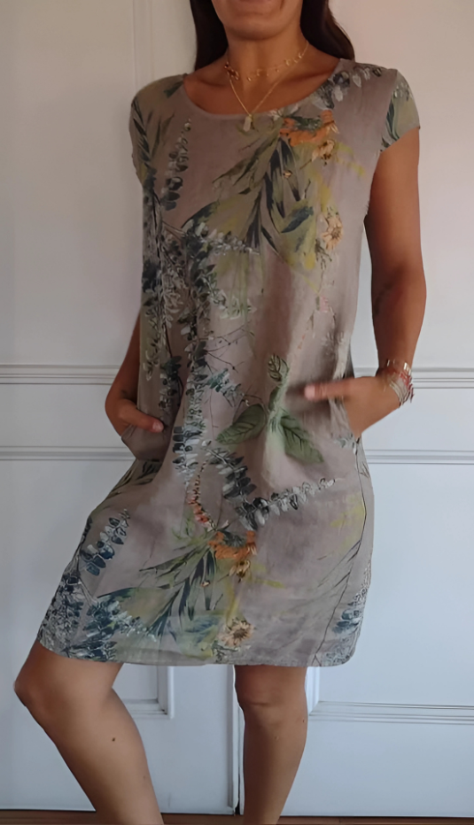 Nora | LÖS TRYCKT KLÄNNING