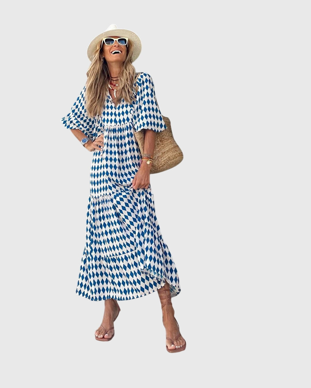 Agnes | Boho Maxi Klänning