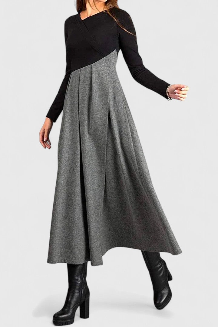 Ida | Elegant långärmad maxiklänning