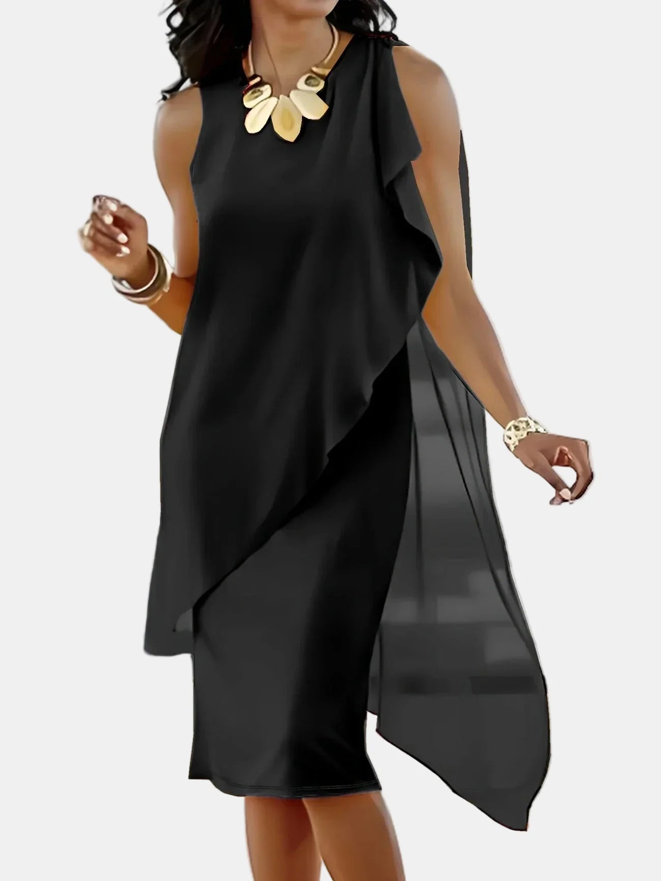 ADDIE | TIDSLĂS ĂRMLESS MIDI KLĂDNAD