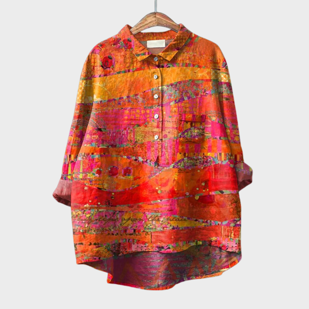 Catherine | Elegant Linne Sommarblus