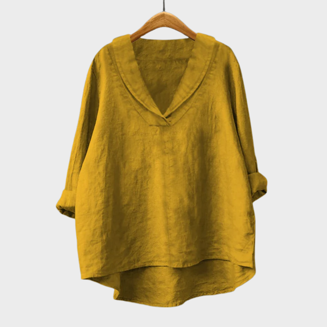 Samantha | Elegant Linne Sommarblus