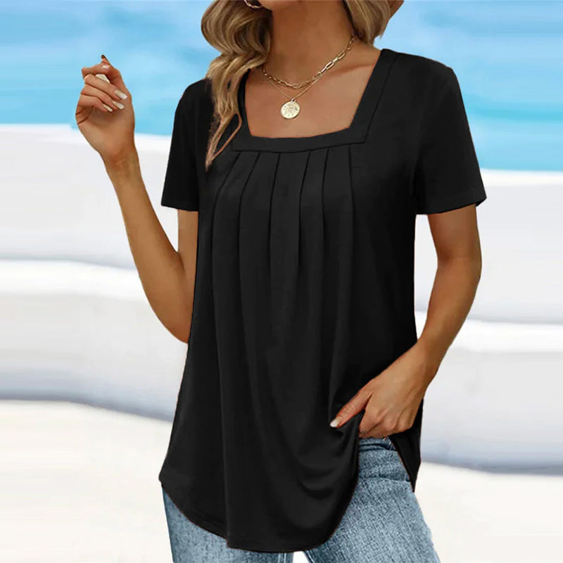 Frida | Sabryn – Elegant Plisserad Blus