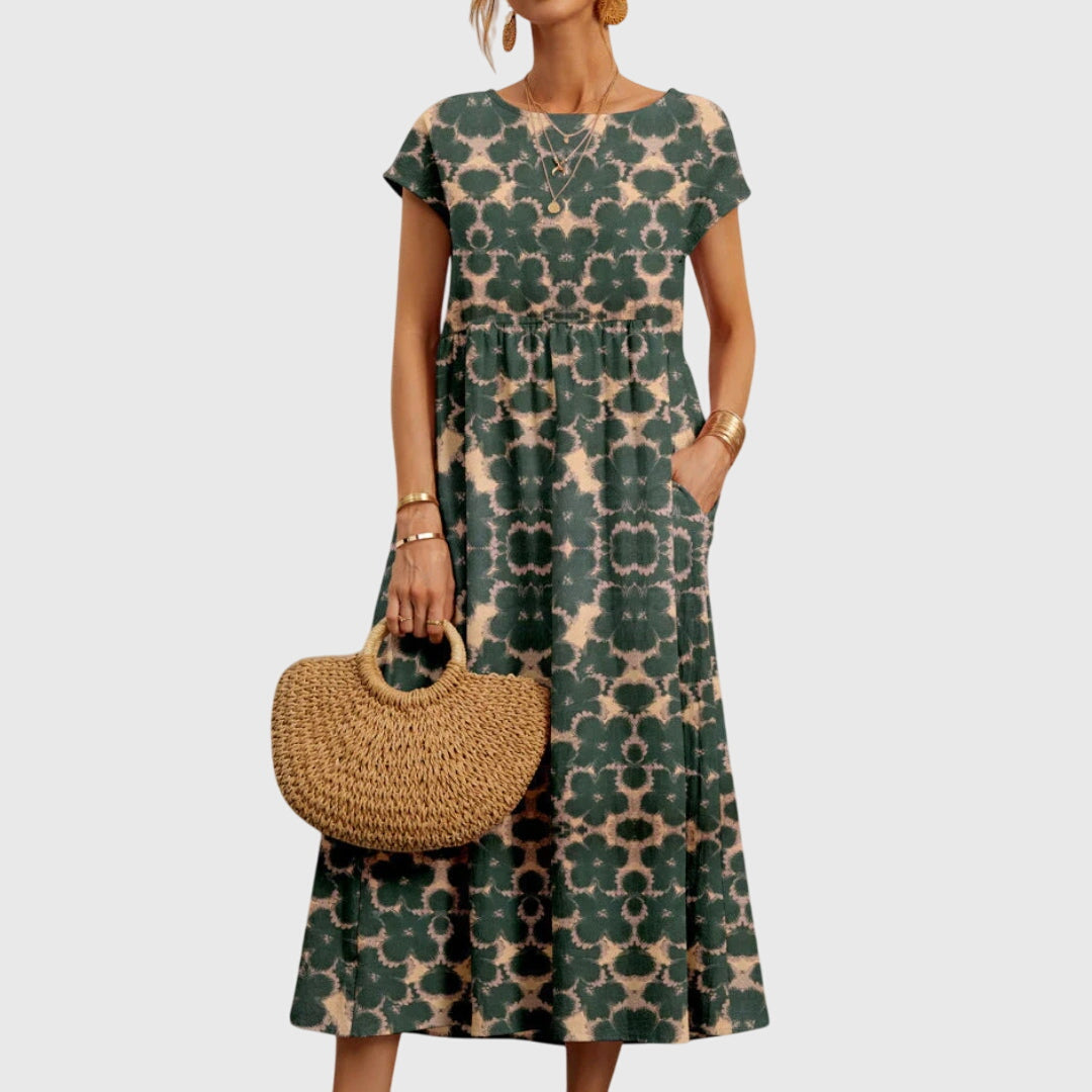 Eva | Elegant blommig klänning