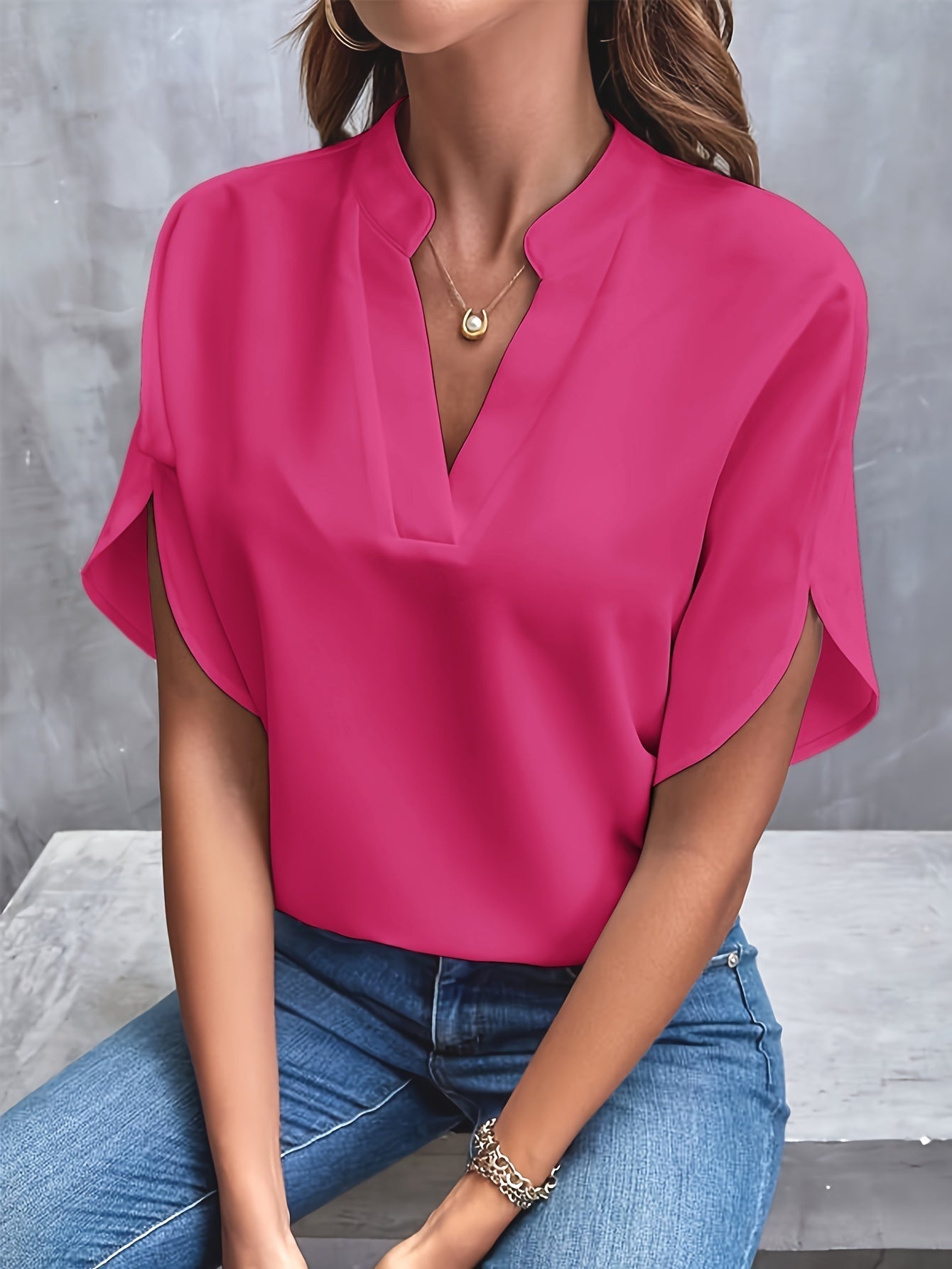 Johanna | Sorrelia – Lyxig Elegant Blus