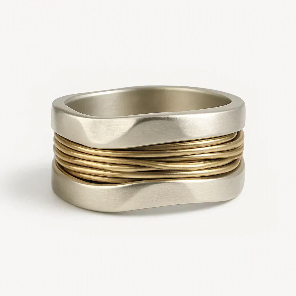 ANNA | SILVER-GULD RING