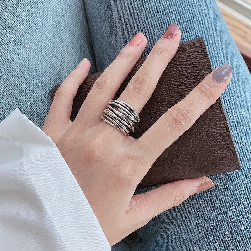 TAYLOR | ELEGANT LAGERAD SILVER RING