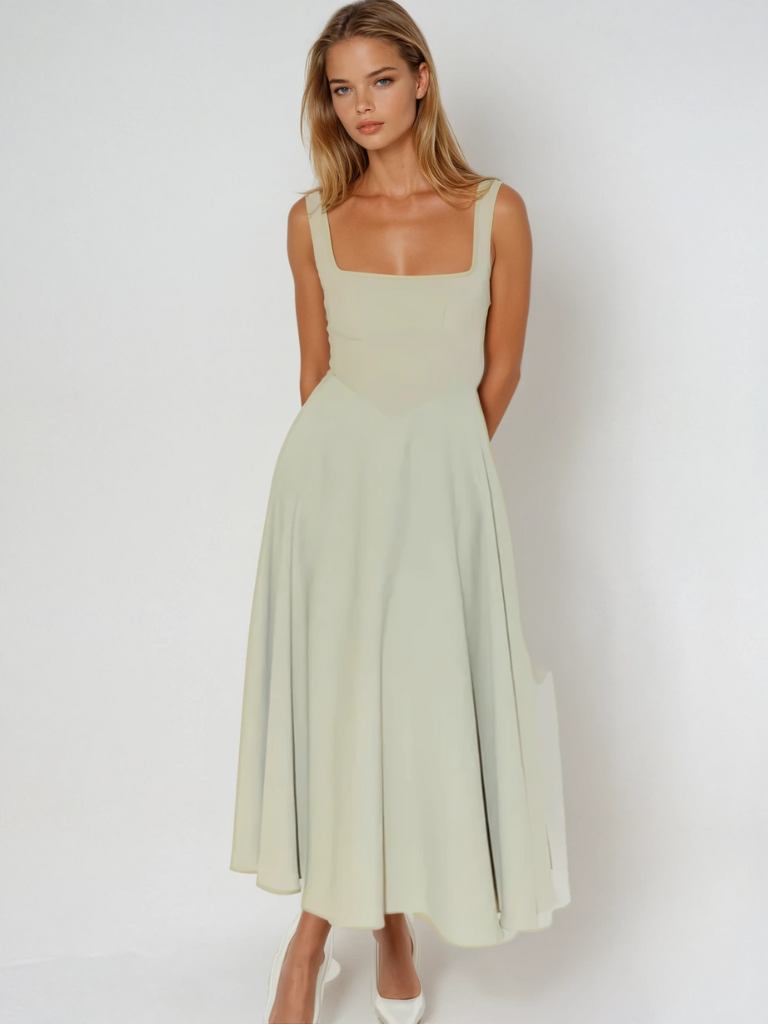 Lovisa | Elegant Aftonklänning i Svart Siden