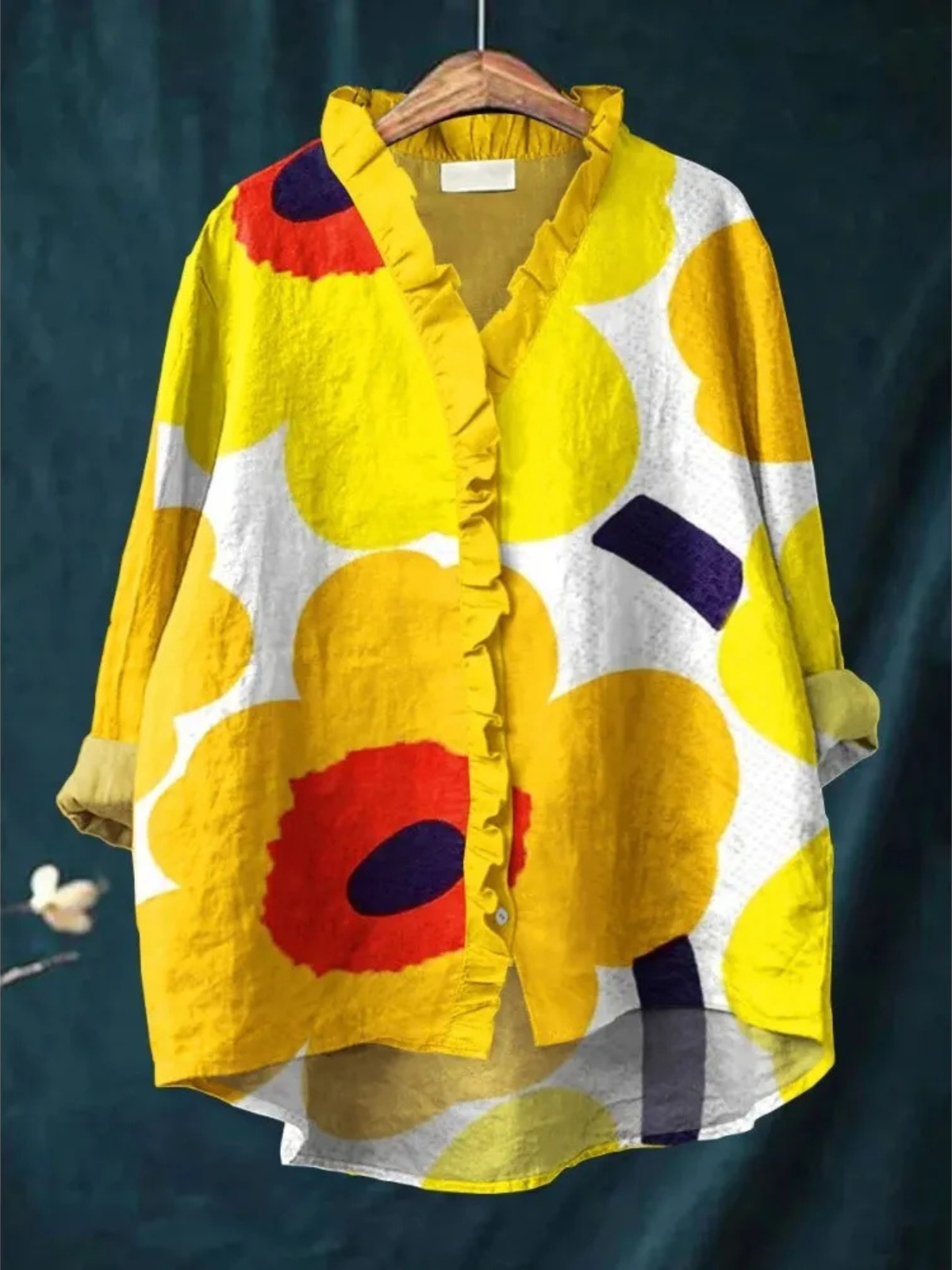 Lisa | Blus Med Solstrålemönster