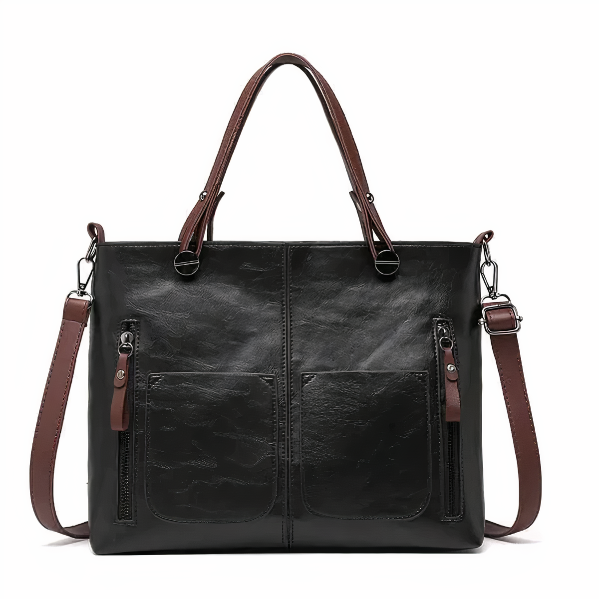 Maria | Ikonisk Retro PU Läder Crossbody Handväska