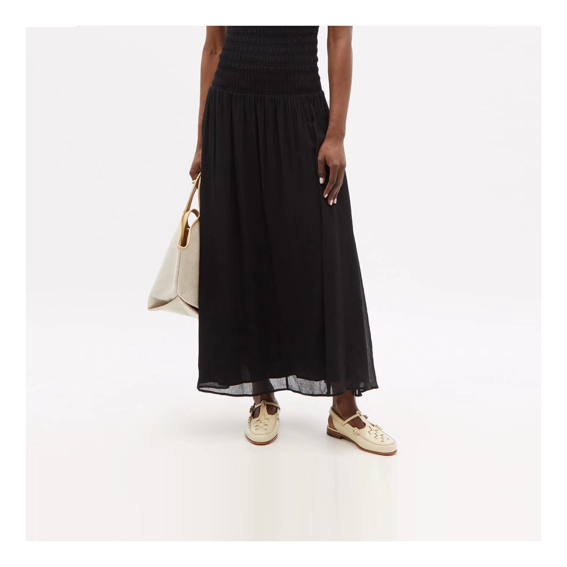 Maria | Vävd Charm Sandaler i Brun med Vävd Design