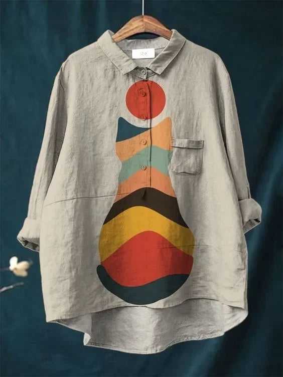 Greta | Uluru™ - Kattkonst T-shirt