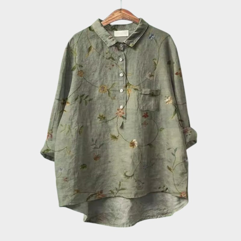 Hilda | Blommig Blus