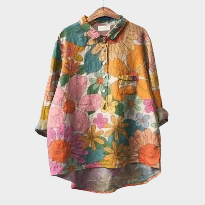 Hilda | Blommig Blus