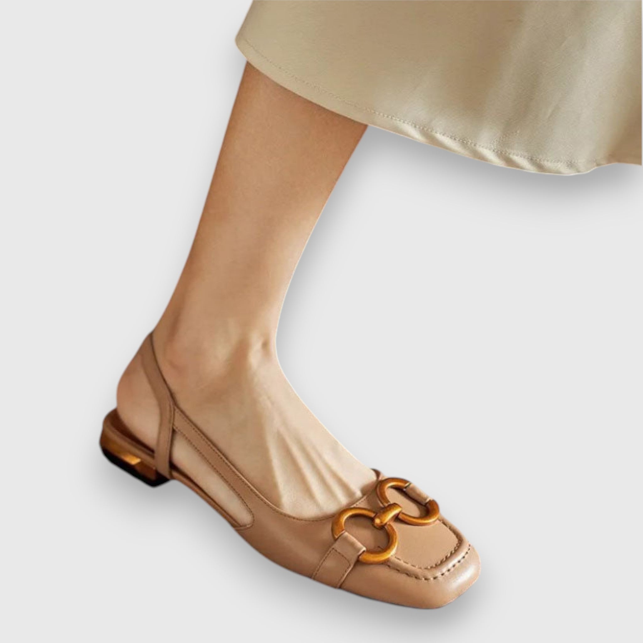 Agnes | Bekväma sandaler i beige läder