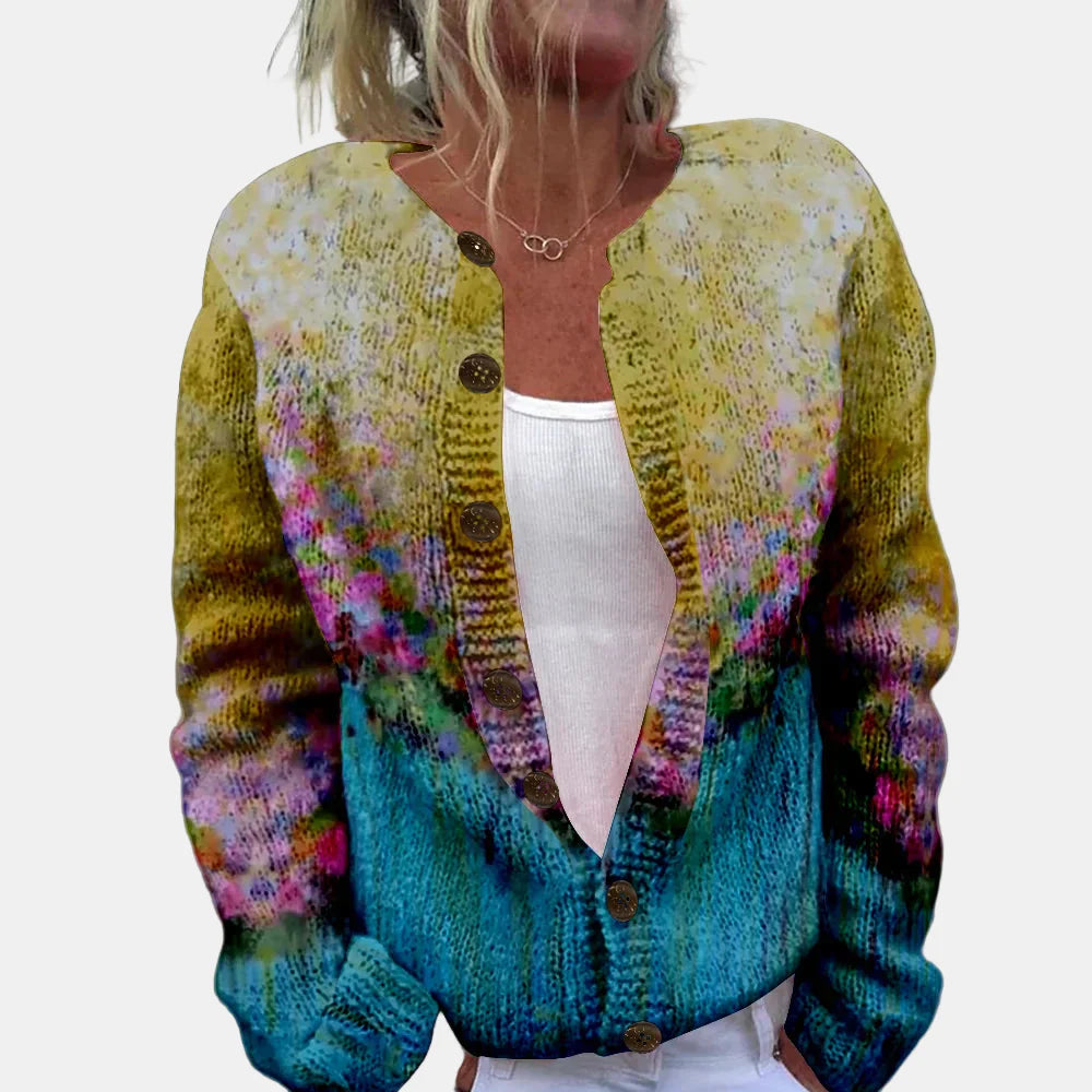 Constance | Chic FĂ€rgglad Cardigan