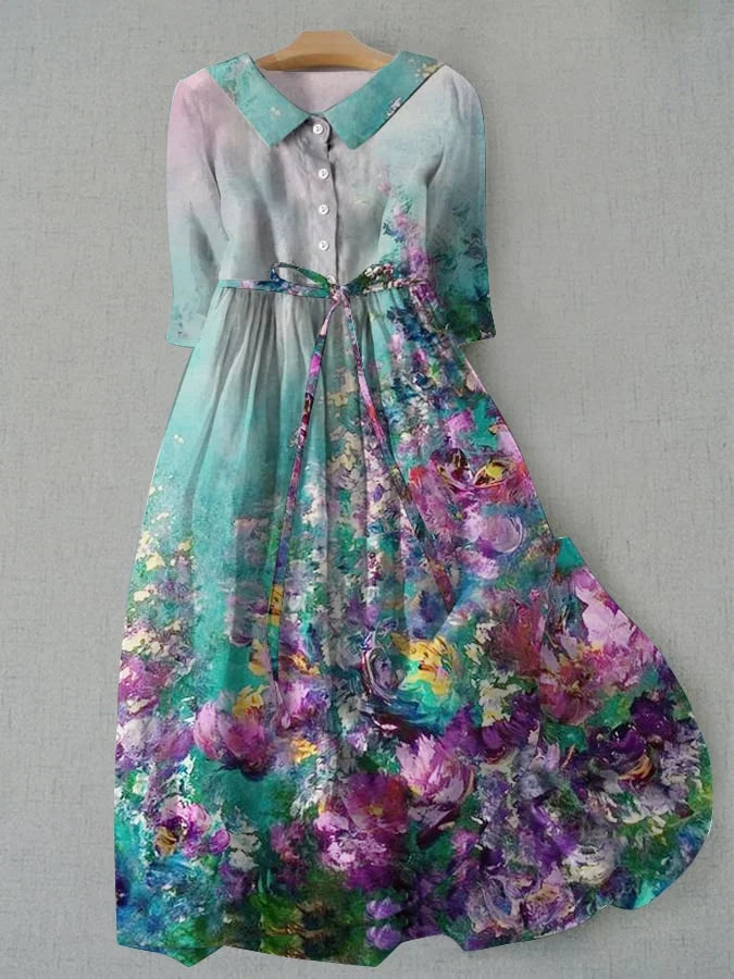 Agnes | Klänning - Vintage Blommönster