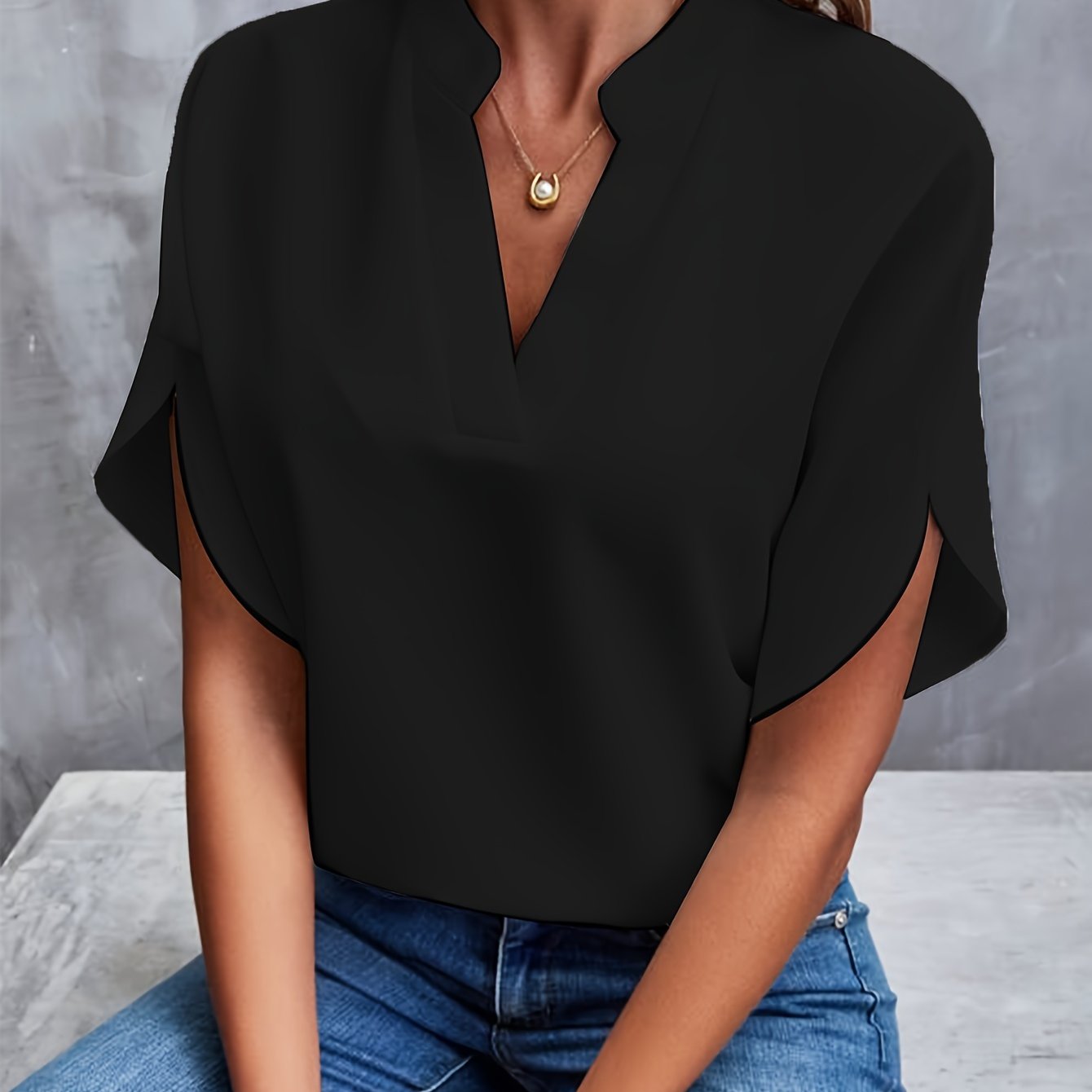 Johanna | Sorrelia – Lyxig Elegant Blus
