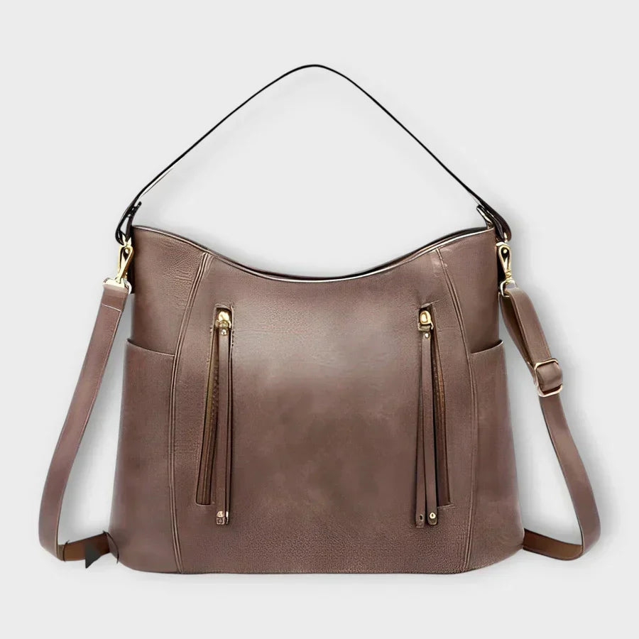 Silvina - Vintage-inspirerad Elegant Handväska för Kvinnor