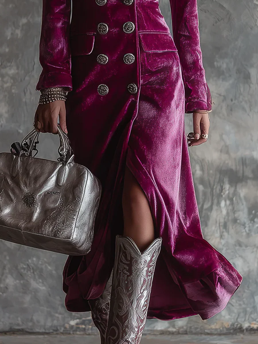 Victoria | Blazerklänning i Sammet